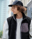 【RAGGED MOUNTAIN/ラギットマウンテン】【特殊な防風フィルムが冬の冷たい風をしっかりシャットアウト】GRAFTON 防風ボアベスト スタンドカラー 防風フィルム 防寒 タウンユース アウトドア ユニセックス
