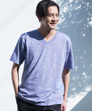 汗染み 目立ちにくい  Tシャツ ZERO STAIN スラブ Vネック Tシャツ