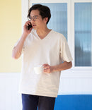 汗染み 目立ちにくい  Tシャツ ZERO STAIN スラブ Vネック Tシャツ