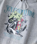 【DISNEY/ディズニー】＜ナイトメアー・ビフォア・クリスマス＞＜ディズニーヴィランズ＞ビッグシルエット 裏起毛 プルオーバーパーカー フーディー ドロップショルダー オーバーサイズ