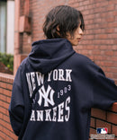 【MLB/メジャーリーグベースボール】裏起毛 バックロゴ フーディー プルオーバーパーカー