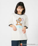 TOM AND JERRY トムとジェリー Tシャツ オリジナルデザイン ジェリー タフィー ドロップショルダー ビッグシルエット ユニセックス キャラクター ❘ジーンズメイト公式オンラインショップ