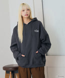 【DISNEY/ディズニー】＜ナイトメアー・ビフォア・クリスマス＞＜ディズニーヴィランズ＞ビッグシルエット 裏起毛 プルオーバーパーカー フーディー ドロップショルダー オーバーサイズ