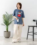【ムーミン】 【綿100%のしっかりした生地】オリジナルデザイン キャラクター刺繍Tシャツ リトルミイ ニョロニョロ 大人カジュアル ユニセックス