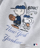 【PEANUTS×MLB】オリジナルデザイン KIDS裏起毛トレーナー キッズサイズ ヤンキース ドジャース カブス キャラクター