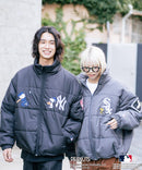 【PEANUTS×MLB】オリジナルデザイン ナイロンパファージャケット 中綿ジャケット ヤンキース ドジャース ホワイトソックス