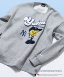 Looney Tunes × MLB  オリジナルデザイン 裏起毛クルーネックスウェット