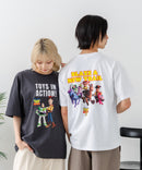 【TOY STORY/トイ・ストーリー】【限定オリジナルデザイン】半袖Tシャツ 綿100% ドロップショルダー ワンポイント バックプリント ディズニー ピクサー キャラクター クルーネック Disney ユニセックス