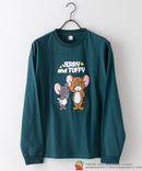 TOM AND JERRY トムとジェリー ロンT オリジナルデザイン ジェリー タフィー ドロップショルダー ビッグシルエット ユニセックス