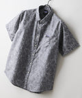【RAGGED MOUNTAIN/ラギッドマウンテン】ライトリップル 総柄シャツ チャコールグレー ❘ジーンズメイト公式オンラインショップ