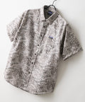 【RAGGED MOUNTAIN/ラギッドマウンテン】ライトリップル 総柄シャツ グレー ❘ジーンズメイト公式オンラインショップ