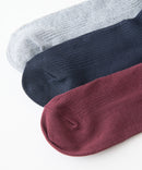 ワンポイント ロゴ刺繍 リブ3Pソックス【U.S. POLO ASSN./ユーエスポロアッスン】