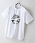 【HEAT BLOCKER/ヒートブロッカー】【まるで着る日傘！遮熱＆UVカット】コットンライク プリントTシャツ レトロサーフ 吸水速乾 アンチピリング イージーケア ユニセックス