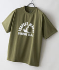 【HEAT BLOCKER/ヒートブロッカー】【まるで着る日傘！遮熱＆UVカット】コットンライク プリントTシャツ レトロサーフ 吸水速乾 アンチピリング イージーケア ユニセックス