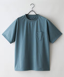 【HEAT BLOCKER/ヒートブロッカー】【まるで着る日傘！遮熱＆UVカット】コットンライク 胸ポケットTシャツ 吸水速乾 アンチピリング イージーケア ユニセックス