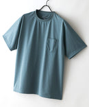 【HEAT BLOCKER/ヒートブロッカー】【まるで着る日傘！遮熱＆UVカット】コットンライク 胸ポケットTシャツ 吸水速乾 アンチピリング イージーケア ユニセックス