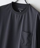 【HEAT BLOCKER/ヒートブロッカー】【まるで着る日傘！遮熱＆UVカット】コットンライク 胸ポケットTシャツ 吸水速乾 アンチピリング イージーケア ユニセックス