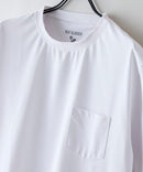 【HEAT BLOCKER/ヒートブロッカー】【まるで着る日傘！遮熱＆UVカット】コットンライク 胸ポケットTシャツ 吸水速乾 アンチピリング イージーケア ユニセックス