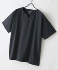【HEAT BLOCKER/ヒートブロッカー】【まるで着る日傘！遮熱＆UVカット】コットンライク キーネックTシャツ 吸水速乾 アンチピリング イージーケア ユニセックス