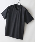 【HEAT BLOCKER/ヒートブロッカー】【まるで着る日傘！遮熱＆UVカット】コットンライク VネックTシャツ 吸水速乾 アンチピリング イージーケア ユニセックス