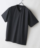 【HEAT BLOCKER/ヒートブロッカー】【まるで着る日傘！遮熱＆UVカット】コットンライク VネックTシャツ 吸水速乾 アンチピリング イージーケア ユニセックス