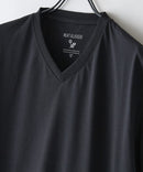 【HEAT BLOCKER/ヒートブロッカー】【まるで着る日傘！遮熱＆UVカット】コットンライク VネックTシャツ 吸水速乾 アンチピリング イージーケア ユニセックス