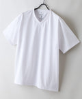 【HEAT BLOCKER/ヒートブロッカー】【まるで着る日傘！遮熱＆UVカット】コットンライク VネックTシャツ 吸水速乾 アンチピリング イージーケア ユニセックス