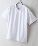 【HEAT BLOCKER/ヒートブロッカー】【まるで着る日傘！遮熱＆UVカット】コットンライク VネックTシャツ 吸水速乾 アンチピリング イージーケア ユニセックス