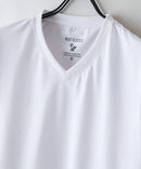 【HEAT BLOCKER/ヒートブロッカー】【まるで着る日傘！遮熱＆UVカット】コットンライク VネックTシャツ 吸水速乾 アンチピリング イージーケア ユニセックス