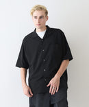 デオドラントドライ 吸水速乾 UVカット ストレッチ無地 ストライプ オープンカラーシャツ 開襟シャツ【BLUE STANDARD/ブルースタンダード】