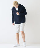 【Blue Standard/ブルースタンダード】ドライリップル フルジップパーカー 吸水速乾 ストレッチ イージーケア さらさら快適 日焼け対策 冷房対策