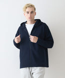 【Blue Standard/ブルースタンダード】ドライリップル フルジップパーカー 吸水速乾 ストレッチ イージーケア さらさら快適 日焼け対策 冷房対策