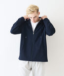 【Blue Standard/ブルースタンダード】ドライリップル フルジップパーカー 吸水速乾 ストレッチ イージーケア さらさら快適 日焼け対策 冷房対策