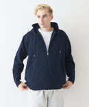 【Blue Standard/ブルースタンダード】ドライリップル フルジップパーカー 吸水速乾 ストレッチ イージーケア さらさら快適 日焼け対策 冷房対策