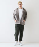 【Blue Standard/ブルースタンダード】ドライリップル フルジップパーカー 吸水速乾 ストレッチ イージーケア さらさら快適 日焼け対策 冷房対策