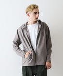 【Blue Standard/ブルースタンダード】ドライリップル フルジップパーカー 吸水速乾 ストレッチ イージーケア さらさら快適 日焼け対策 冷房対策