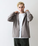 【Blue Standard/ブルースタンダード】ドライリップル フルジップパーカー 吸水速乾 ストレッチ イージーケア さらさら快適 日焼け対策 冷房対策