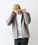 【Blue Standard/ブルースタンダード】ドライリップル フルジップパーカー 吸水速乾 ストレッチ イージーケア さらさら快適 日焼け対策 冷房対策