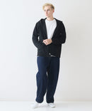 【Blue Standard/ブルースタンダード】ドライリップル フルジップパーカー 吸水速乾 ストレッチ イージーケア さらさら快適 日焼け対策 冷房対策