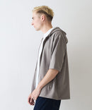 ドライリップル5分袖パーカー【BLUE STANDARD/ブルースタンダード】