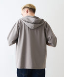 ドライリップル5分袖パーカー【BLUE STANDARD/ブルースタンダード】