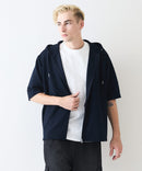 ドライリップル5分袖パーカー【BLUE STANDARD/ブルースタンダード】