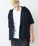 ドライリップル5分袖パーカー【BLUE STANDARD/ブルースタンダード】