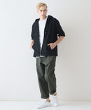 ドライリップル5分袖パーカー【BLUE STANDARD/ブルースタンダード】