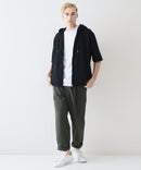 ドライリップル5分袖パーカー【BLUE STANDARD/ブルースタンダード】