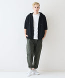 ドライリップル5分袖パーカー【BLUE STANDARD/ブルースタンダード】