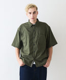 快適素材 リネンタッチ半袖シャツ ドライタッチ 速乾【NATURAL STORY/ナチュラルストーリー】