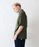 快適素材 リネンタッチ半袖シャツ ドライタッチ 速乾【NATURAL STORY/ナチュラルストーリー】