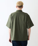 快適素材 リネンタッチ半袖シャツ ドライタッチ 速乾【NATURAL STORY/ナチュラルストーリー】