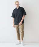 快適素材 リネンタッチ半袖シャツ ドライタッチ 速乾【NATURAL STORY/ナチュラルストーリー】